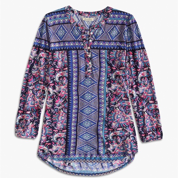 Lucky Brand Tops - 🎉HP🎉Lucky Brand Diamond Mix Henley